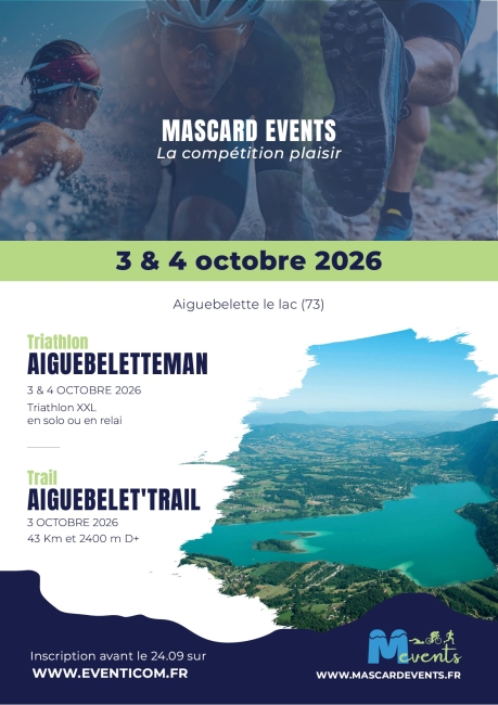 Affiche - Aiguebelet&rsquo;Trail