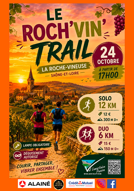 Affiche - Le Roch Vin trail