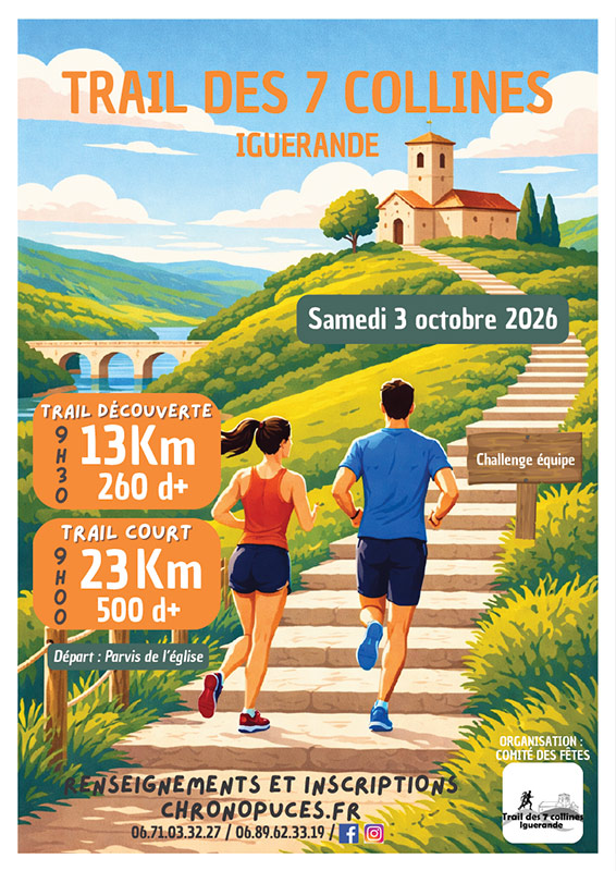 Affiche - Trail des 7 collines