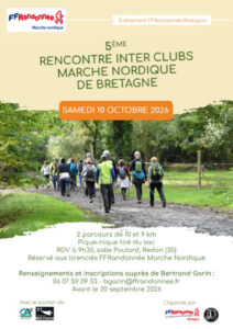 5e Rencontre Interclubs Marche Nordique Bretagne