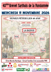 BSR – Brevet Sarthois de la Randonnée