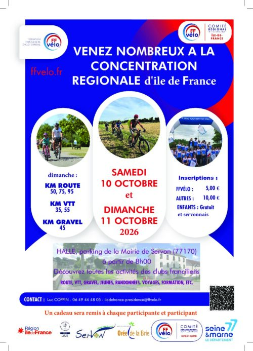 Concentration Régionale Île de France FF Vélo