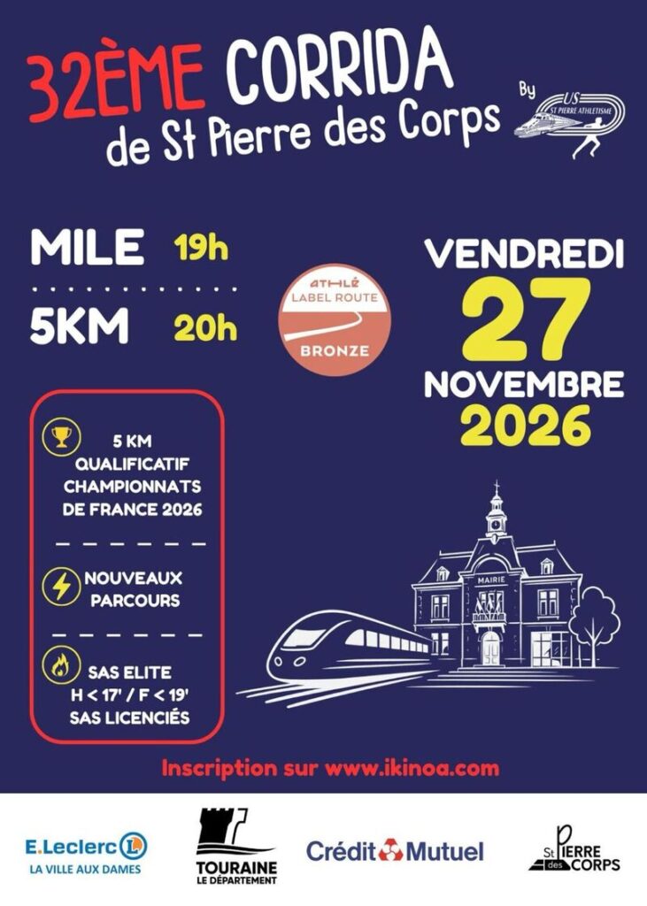 Affiche - Corrida de l&rsquo;USSP Athlétisme