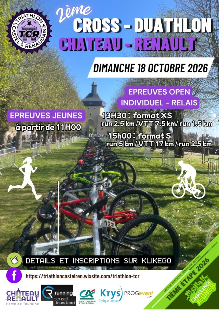 Affiche - Cross Duathlon de Château-Renault