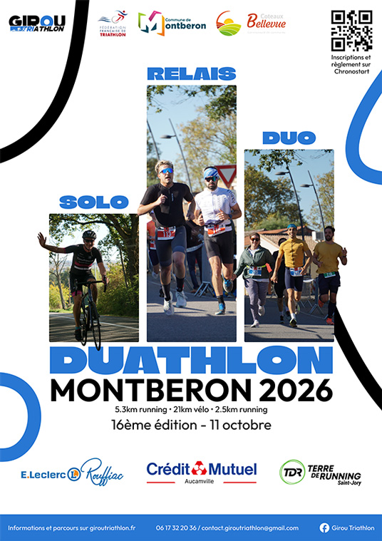Affiche - Duathlon de Montberon