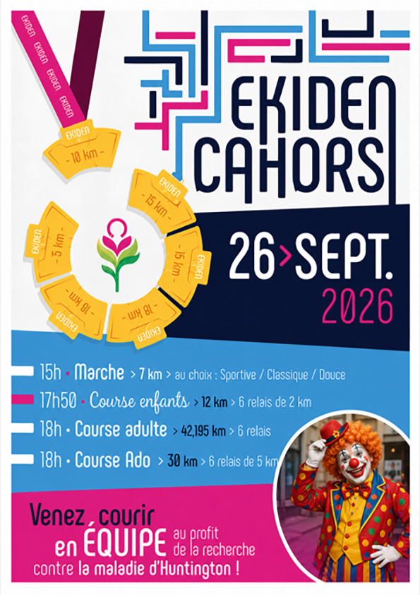 Affiche - Ekiden de Cahors