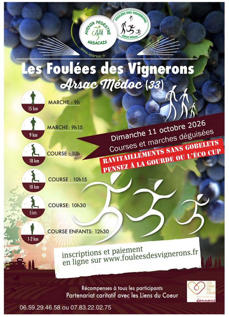 Affiche - Foulées des Vignerons