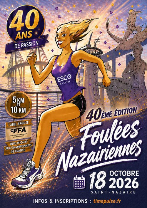 Affiche - Foulées Nazairiennes
