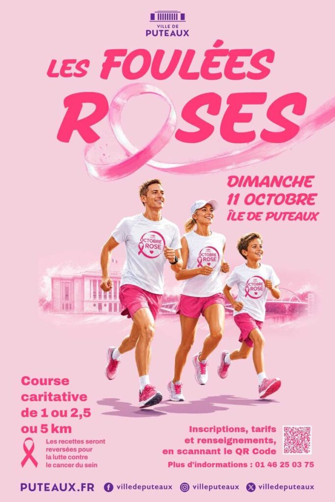 Affiche - Foulées Roses de Puteaux