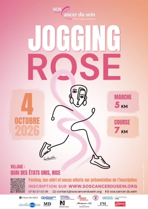 Jogging Rose et Marche Rose à Nice