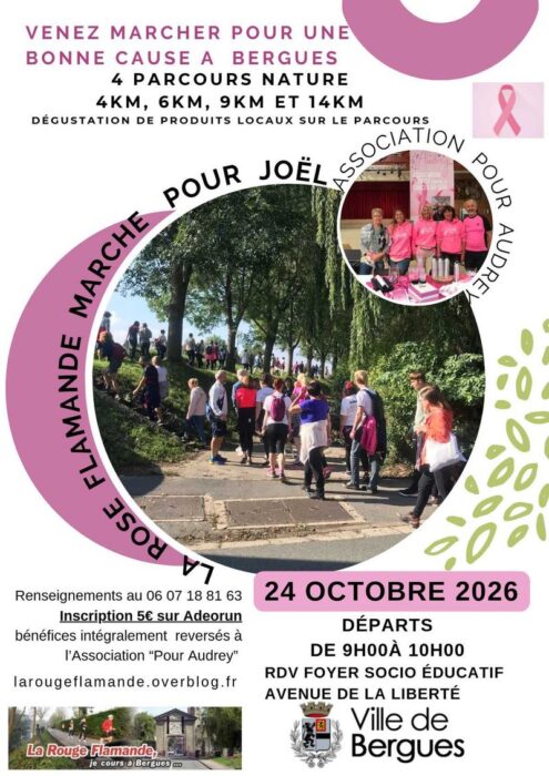 La Rose Flamande – Marche pour Joël