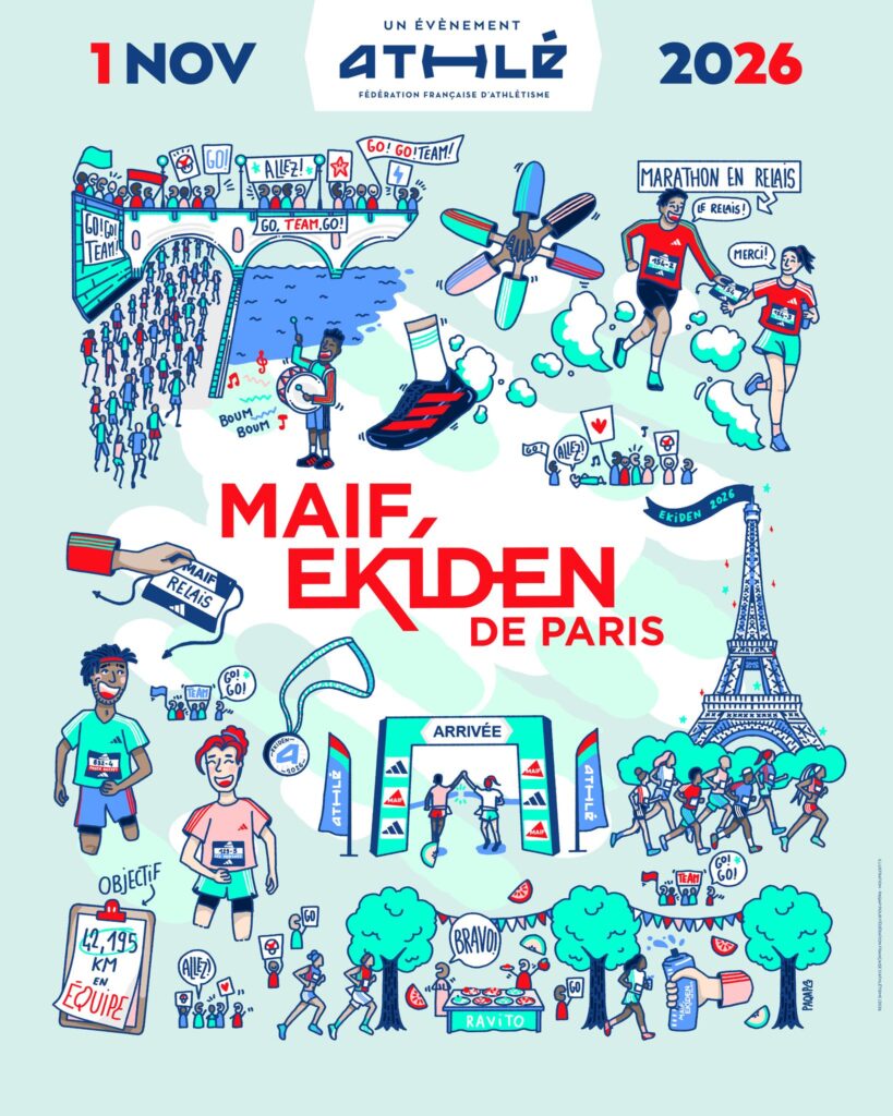 Affiche - MAIF Ekiden de Paris