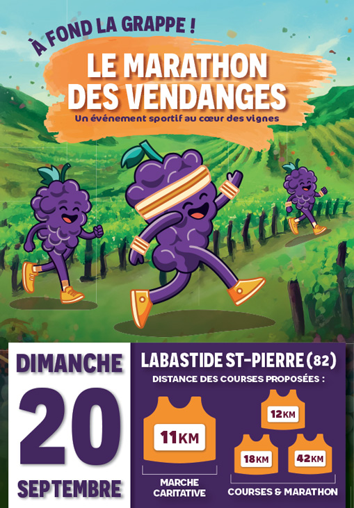 Affiche - Marathon des Vendanges
