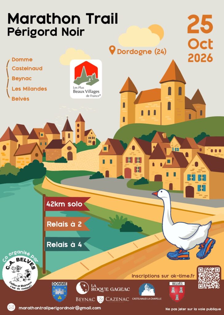Affiche - Marathon Trail Périgord Noir
