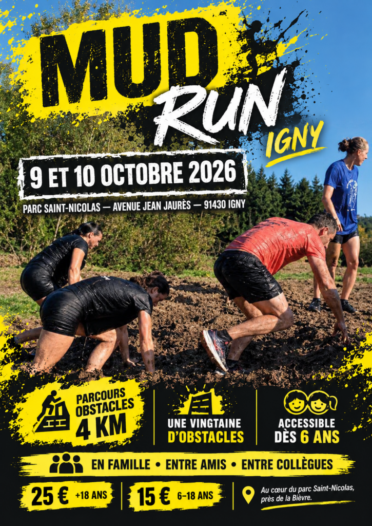 Affiche - Mud Run Igny