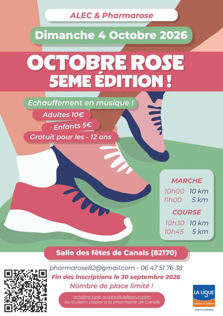 Affiche - Octobre Rose à Canals