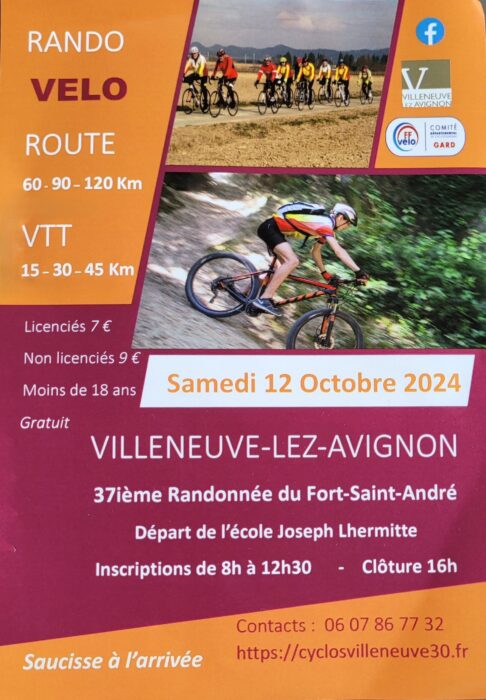 Randonnée VTT du Fort Saint-André