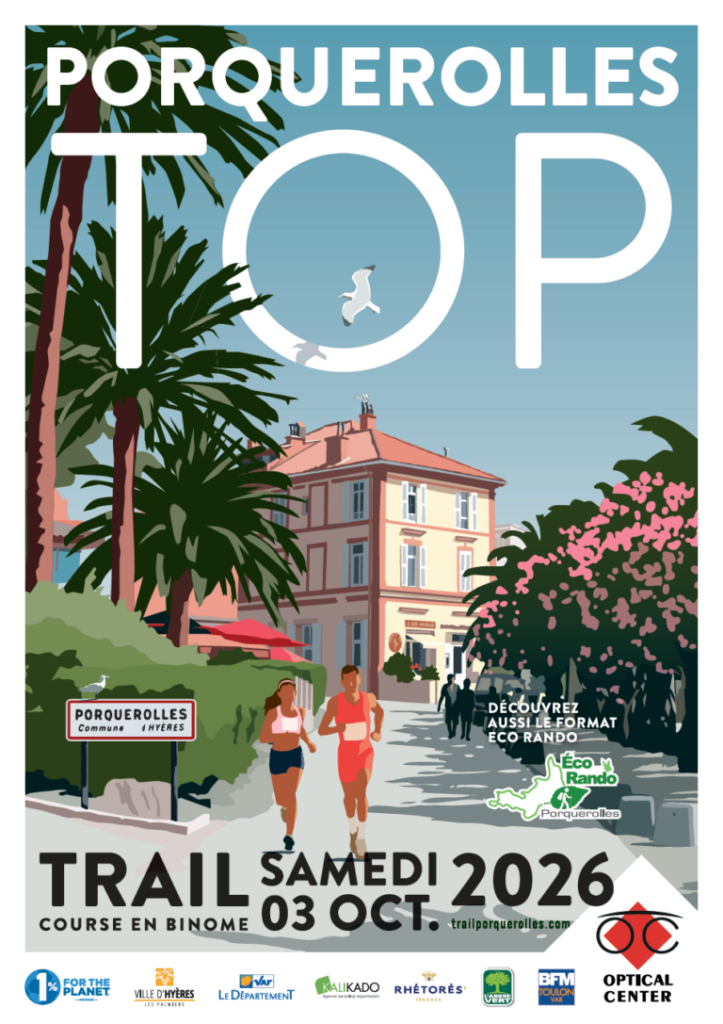 Affiche - TOP Optical Center Porquerolles Trail