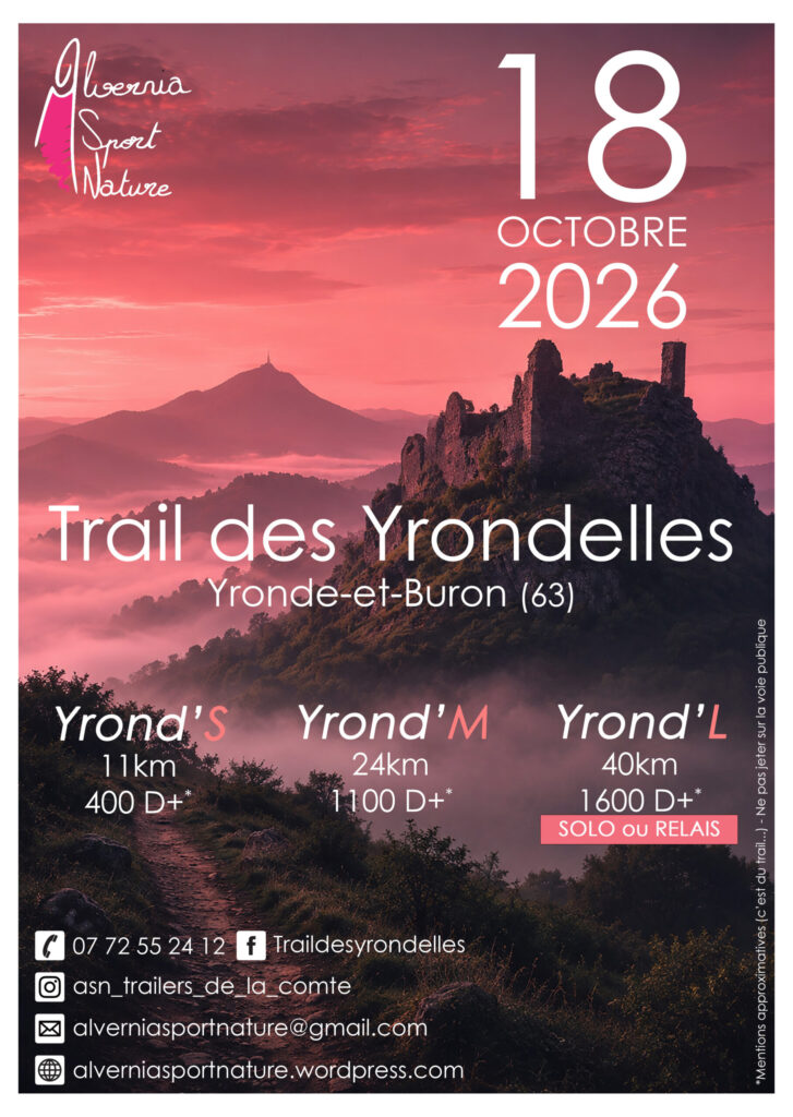 Affiche - Trail des Yrondelles
