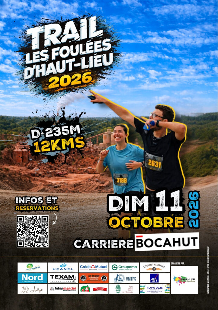 Affiche - Trail Les Foulées d&rsquo;Haut-Lieu