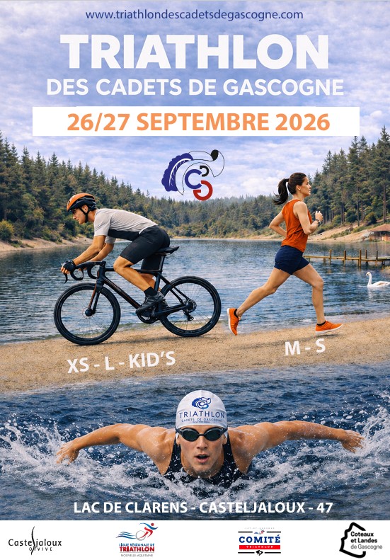 Affiche - Triathlon des Cadets de Gascogne