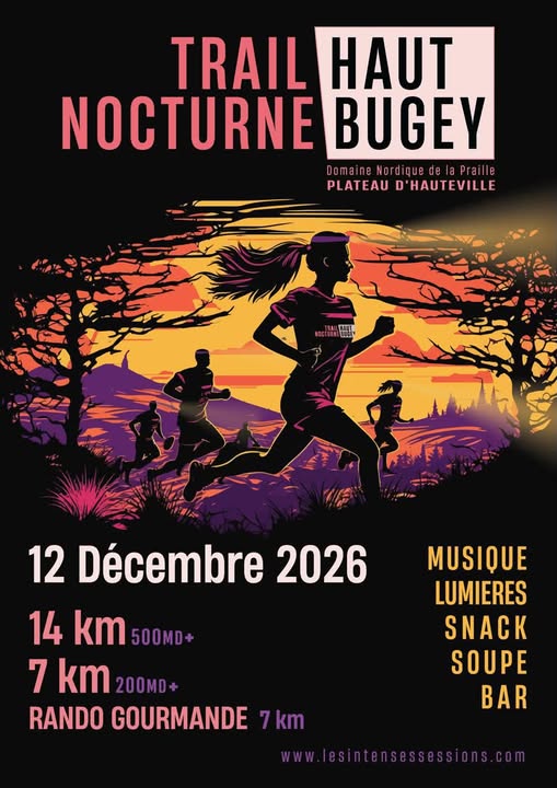 Affiche - Trail Nocturne Haut-Bugey
