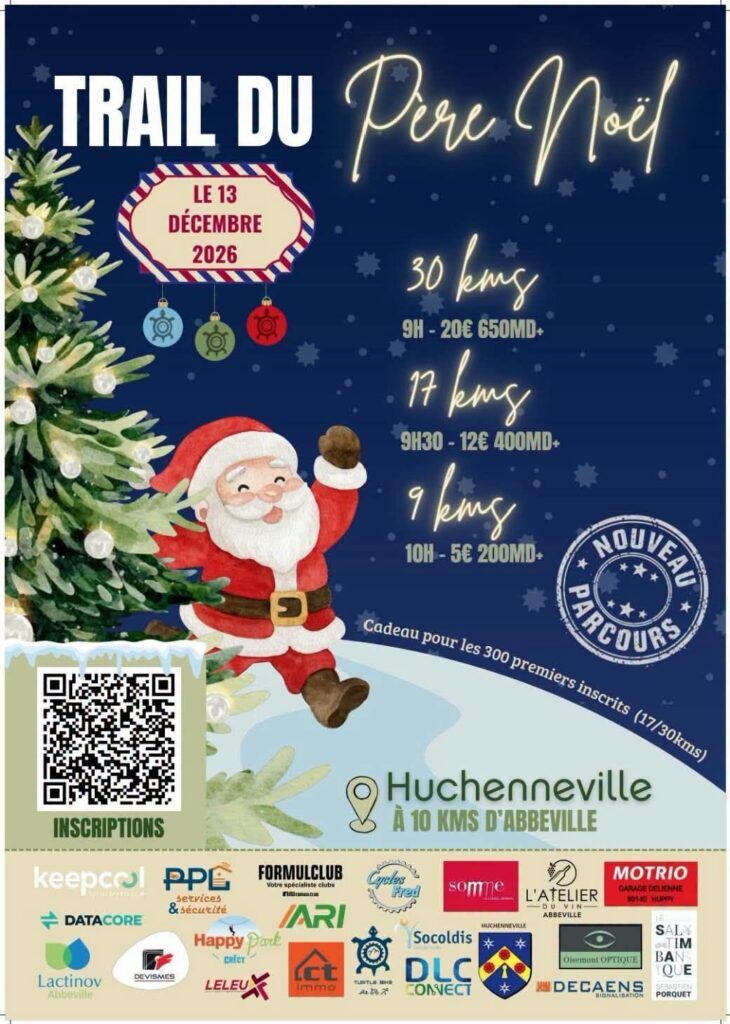Affiche - Trail du Père Noël