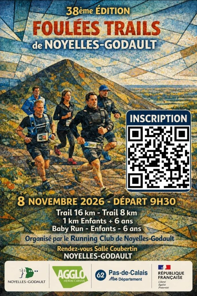 Affiche - Les Foulées-Trails de Noyelles-Godault