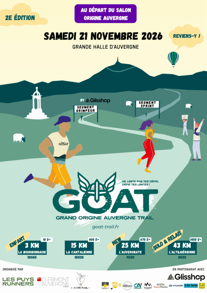 Affiche - Grand Origine Auvergne Trail