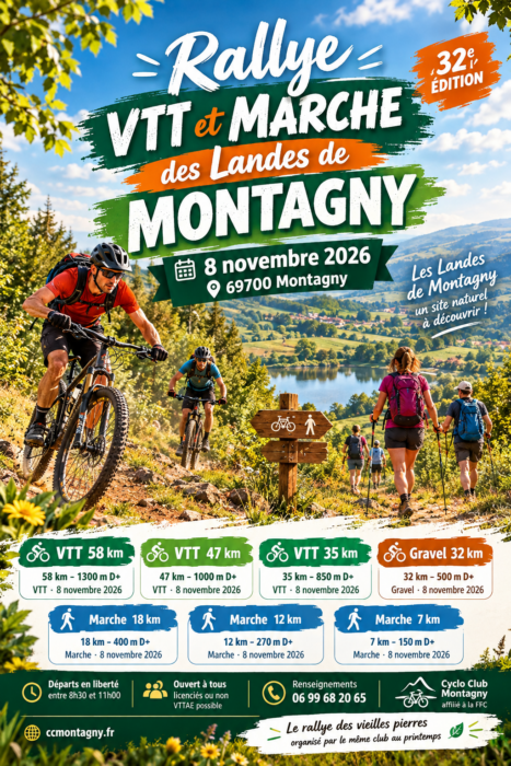 Rallye VTT et MARCHE des Landes de MONTAGNY