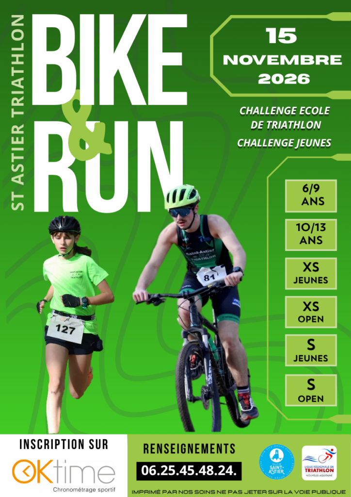Affiche - Bike and Run Saint-Astier
