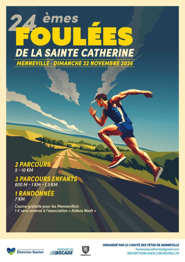 Affiche - Les Foulées de la Sainte-Catherine