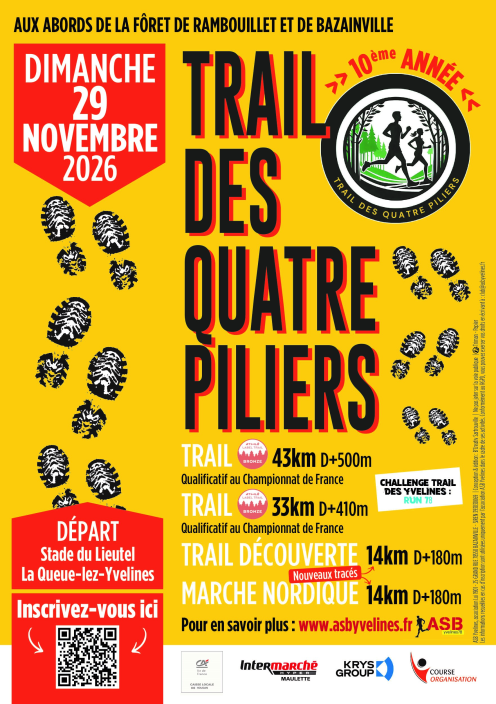 Affiche - Trail des 4 Piliers