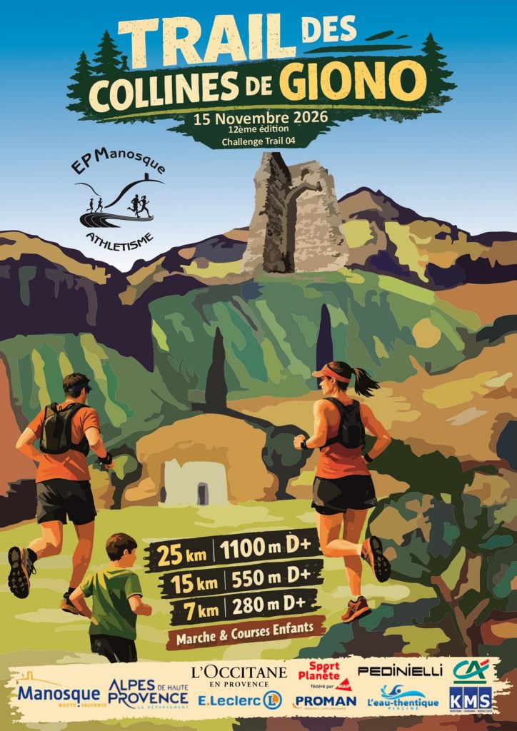Affiche - Trail des Collines de Giono