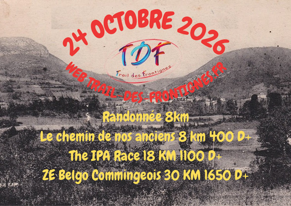 Affiche - Trail des Frontignes