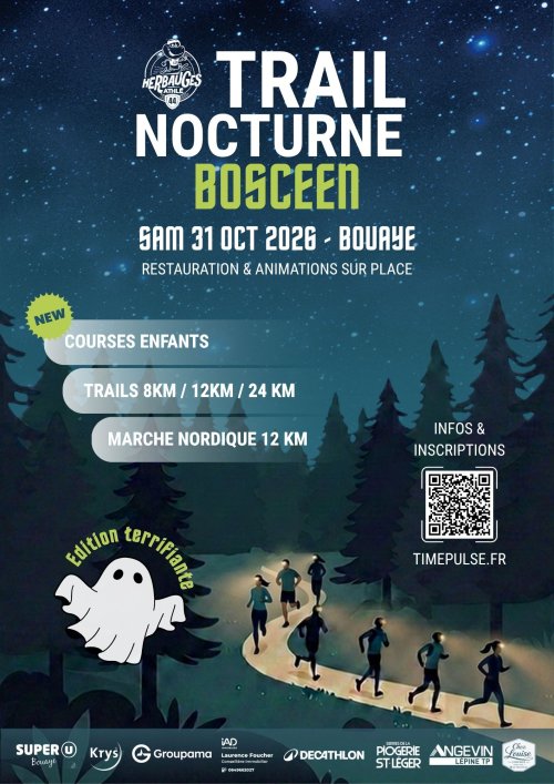 Affiche - Trail Nocturne Boscéen